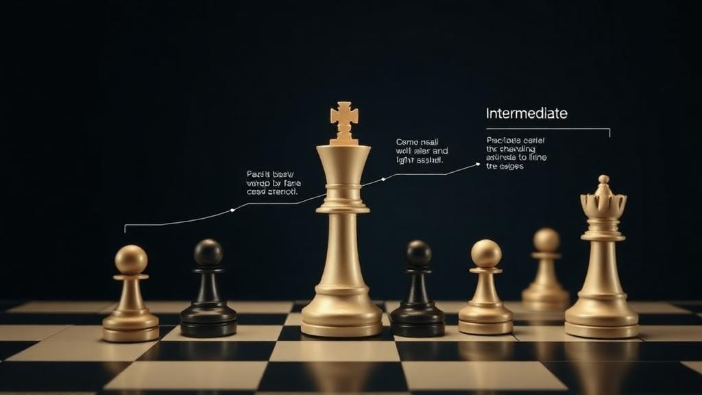 Chess student transitioning from beginner to intermediate level