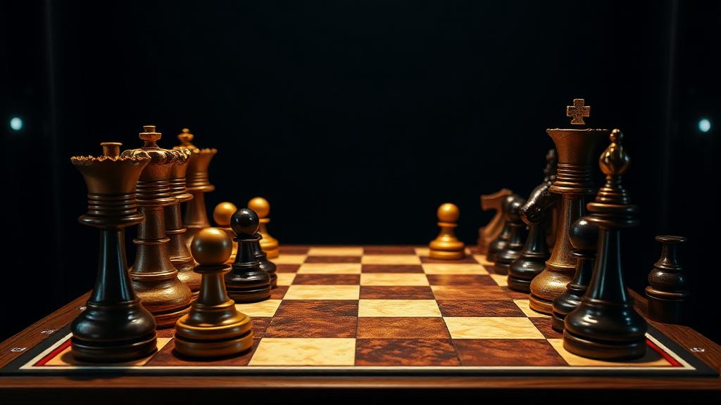 Various chess tactical puzzle types illustrated for children