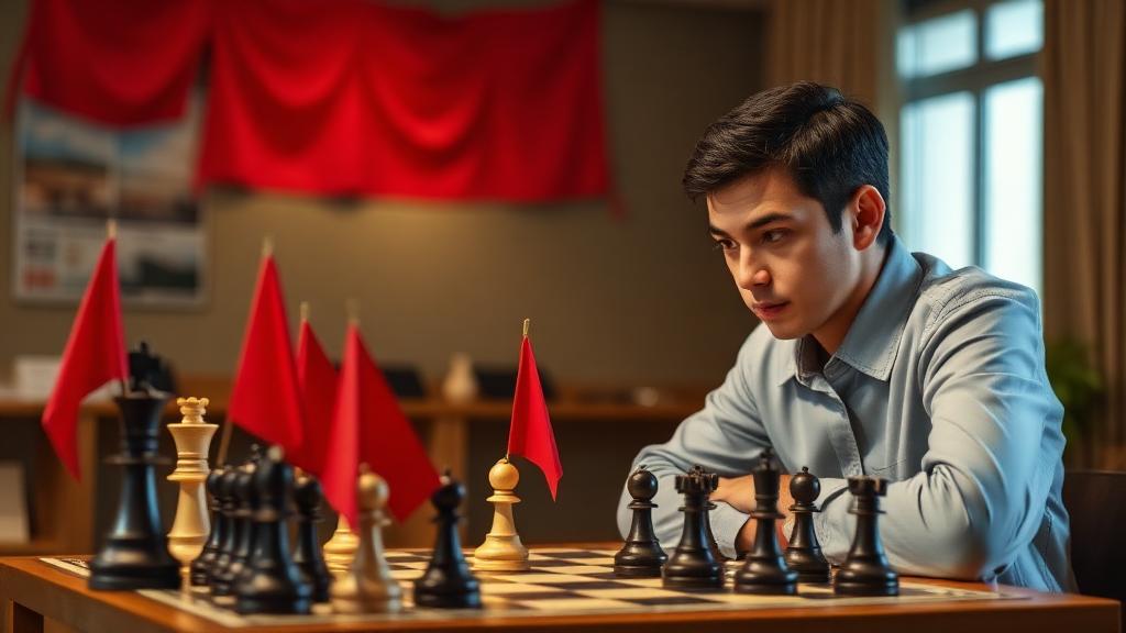 Parent reviewing chess coach credentials and qualifications