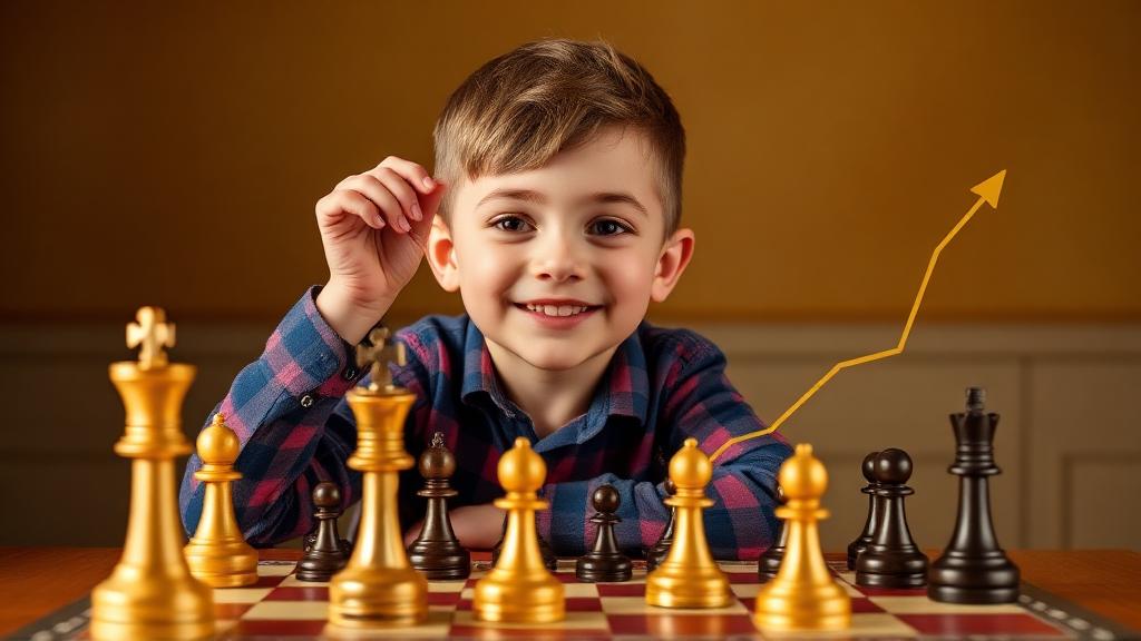 Chess progress tracking dashboard with charts and metrics